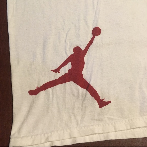 Vtg Y2K Air Jordan 3 Over The Shoulder Shoe Graphic Tee M - Picture 10 of 10